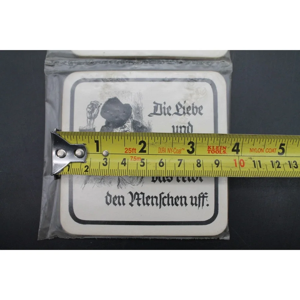 8 German Drinking Humor Coasters Illustrated Sayings Breweriana New Lot